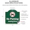 Signmission Please Do Not Block Gate Heavy-Gauge Aluminum Architectural Sign, 18" x 18", GW-1818-9792 A-DES-GW-1818-9792 - alternate 2